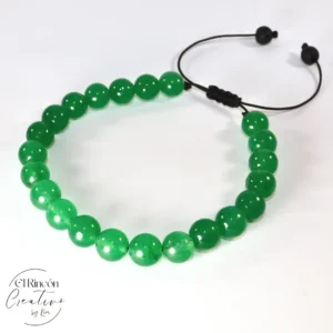 Pulsera de cuarzo verde