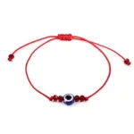 Pulsera de hilo con ojito turco